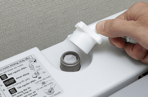 máy giặt không cấp nước