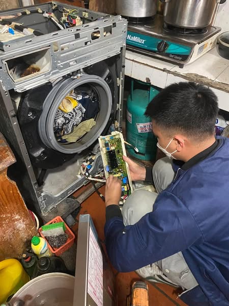sửa máy giặt cửa ngang